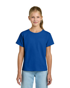 Gildan 3000B Blue-Youth Light Cotton T-Shirt Blue