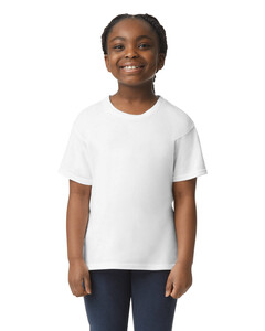 Gildan 3000B White-Youth Light Cotton T-Shirt White