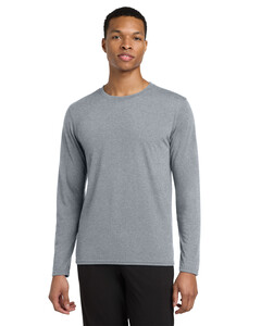 Gildan 42400 Gray-Performance  Long Sleeve T-Shirt Gray
