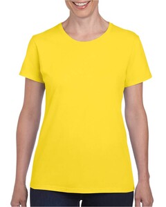 Gildan 5000L Yellow-Women's Heavy Cotton; 100% Cotton T-Shirt Yellow