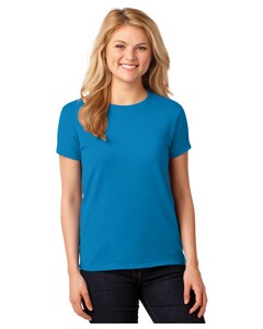 Women's Heavy Cotton; 100% Cotton T-Shirt Blue-Green Gildan 5000L Blue-Green