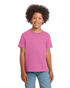 Gildan 64000B Pink-Youth Softstyle T-Shirt  Pink