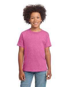 Gildan 64000B Pink-Youth Softstyle T-Shirt  Pink