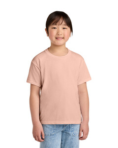 Gildan 64000BCVC Pink-Youth Softstyle CVC T-Shirt Pink
