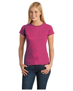 Women's T-Shirt Pink Gildan 64000L Pink
