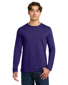 Gildan 64400 Purple-Softstyle  Long Sleeve T-Shirt Purple