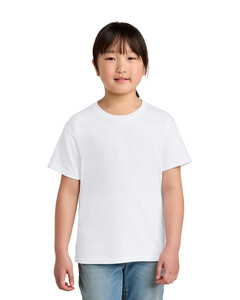 Gildan 65000B White-Youth Softstyle Midweight T-Shirt White