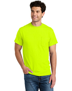 DryBlend 50 Cotton/50 DryBlend Pocket T-Shirt Safety Gildan 8300 Safety
