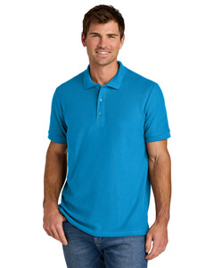 Gildan 85800 Blue-Green-Hammer Pique Polo Shirt Blue-Green