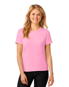 Women's 100% Ring Spun Cotton T-Shirt. Pink Gildan 880 Pink