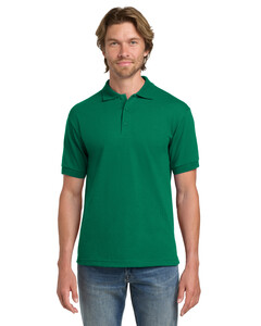 Gildan 8800 Green-Polo Shirt 50/50 Cotton/Polyester Green