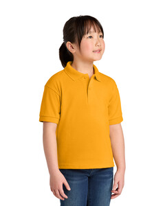 Gildan 8800B Yellow-Youth DryBlend  56-Ounce Jersey Knit Sport Shirt Yellow
