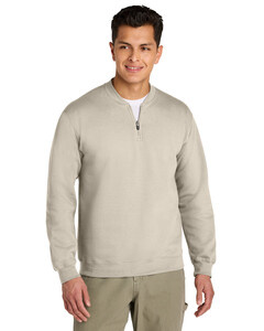 Gildan SF008 Brown-Softstyle Midweight Fleece 1/4-Zip Brown