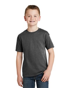 Youth ComfortBlend 50/50 Cotton/Poly T-Shirt Gray Hanes 5370 Gray
