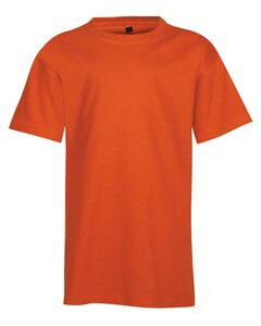 Youth ComfortBlend 50/50 Cotton/Poly T-Shirt. Orange Hanes 5370 Orange