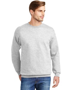 Ultimate Cotton Crewneck Sweatshirt Gray Hanes F260 Gray