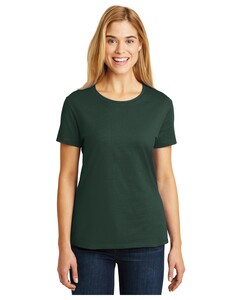 Women's Nano-T Cotton T-Shirt Green Hanes SL04 Green