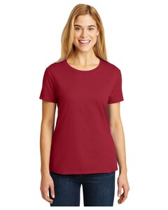 Women's Nano-T Cotton T-Shirt Red Hanes SL04 Red