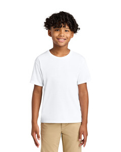 Jerzees 21B White-Youth Dri-Power 100% Polyester T-Shirt White