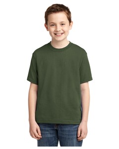 Youth Dri-Power Active 50/50 Cotton/Poly T-Shirt Green Jerzees 29B Green