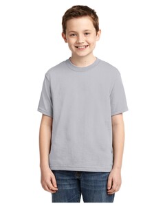 Youth Dri-Power Active 50/50 Cotton/Poly T-Shirt Gray Jerzees 29B Gray