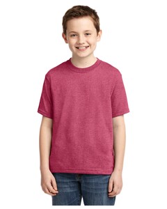 Youth Dri-Power Active 50/50 Cotton/Poly T-Shirt Red Jerzees 29B Red