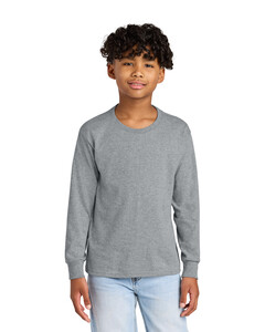 Jerzees 29BL Gray-Youth Dri-Power 50/50 Cotton/Poly Long Sleeve Gray