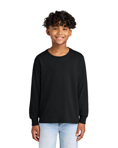 Jerzees 29BL Black-Youth Dri-Power 50/50 Cotton/Poly Long Sleeve Black
