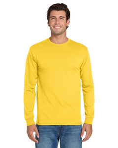 yellow dri fit long sleeve shirt