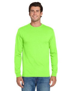 Jerzees 29LS Green-Dri-Power  Active 50/50 Cotton/Poly Long Sleeve T-Shirt Green