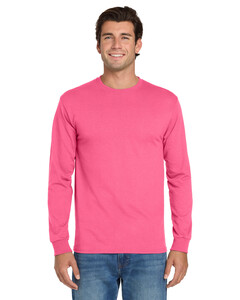 Jerzees 29LS Pink-Dri-Power  Active 50/50 Cotton/Poly Long Sleeve T-Shirt Pink