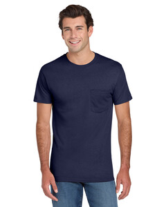 Jerzees 29MP Navy-Dri-Power  Active 50/50 Cotton/Poly Pocket T-Shirt Navy