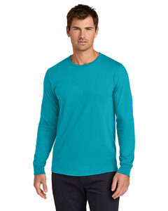 Classics Unisex Cotton Long Sleeve T-Shirt Blue-Green Jerzees 363L Blue-Green