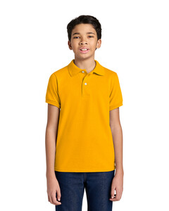 Jerzees 437B Yellow-Youth Dri-Power Sport Shirt Yellow
