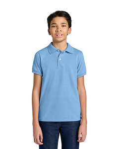Jerzees 437B Blue-Youth Dri-Power Sport Shirt Blue