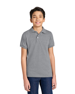 Jerzees 437B Gray-Youth Dri-Power Sport Shirt Gray