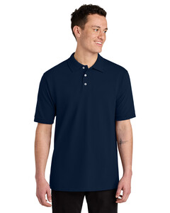 Jerzees 443M Navy-Unisex Premium Ring Spun Cotton Pique Sport Shirt Navy