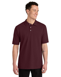 Jerzees 443M Maroon-Unisex Premium Ring Spun Cotton Pique Sport Shirt Maroon