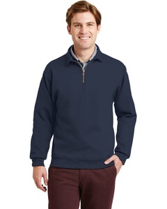 Jerzees 4528M Navy-SUPER SWEATS Quarter-Zip Sweatshirt  Navy