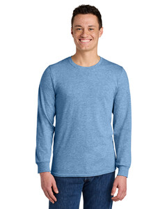 Jerzees 560LS Blue-Premium Blend Ring Spun Long Sleeve T-Shirt Blue