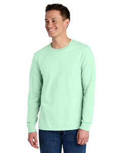 Jerzees 560LS Blue-Green-Premium Blend Ring Spun Long Sleeve T-Shirt Blue-Green