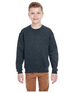 Youth NuBlend Crewneck Sweatshirt. Black Jerzees 562B Black