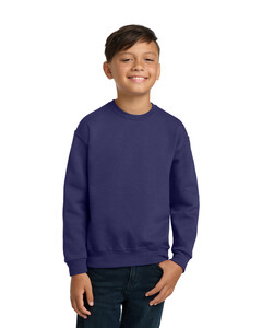 Jerzees 562B Purple-Youth NuBlend  Crewneck Sweatshirt Purple