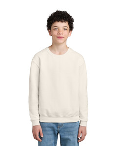 Jerzees 562B Natural-Youth NuBlend  Crewneck Sweatshirt Natural