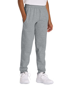 Jerzees 975B Gray-Youth NuBlend Jogger Sweatpant Gray