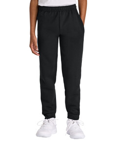 Jerzees 975B Black-Youth NuBlend Jogger Sweatpant Black