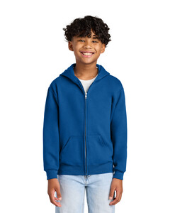 Jerzees 993B Blue-Youth NuBlend Zip-Up Hoodie Blue