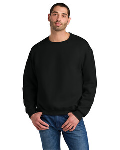 Jerzees C12M Black-Rugged Unisex Crewneck Sweatshirt Black