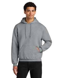 Jerzees H12M Gray-Jerzees Rugged Unisex Hooded Sweatshirt  Gray