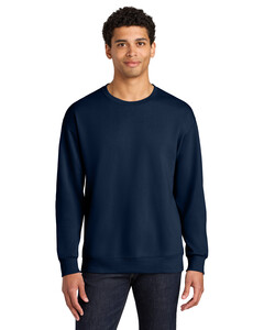 Jerzees IC48M Navy-Ultimate Unisex CVC Ring Spun Crewneck Sweatshirt Navy